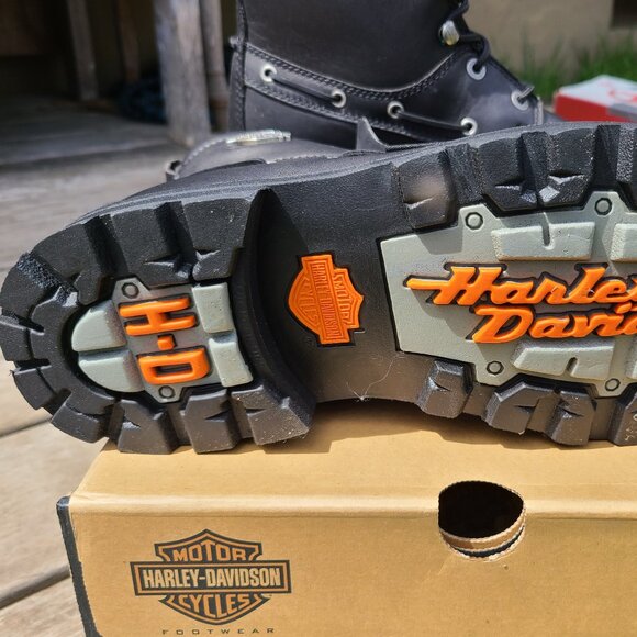 New Harley Davidson Riding Boots -  Size 10 - Leather main image 4